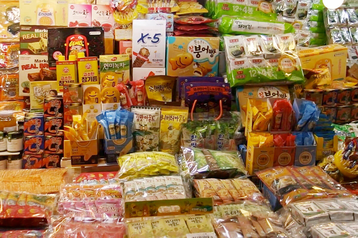 広蔵市場でバラマキ土産を購入