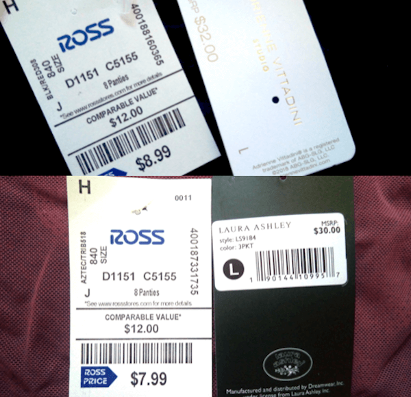 ロスドレスフォーレスで購入したおパンティ