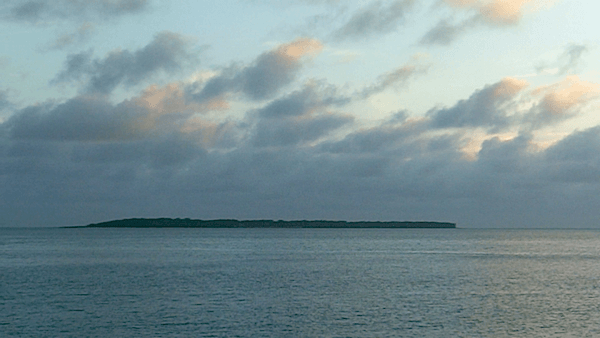 メリッソ・ピア・パークから見えるココス島