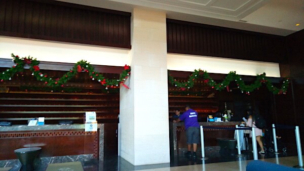 シェラトングアムのフロント