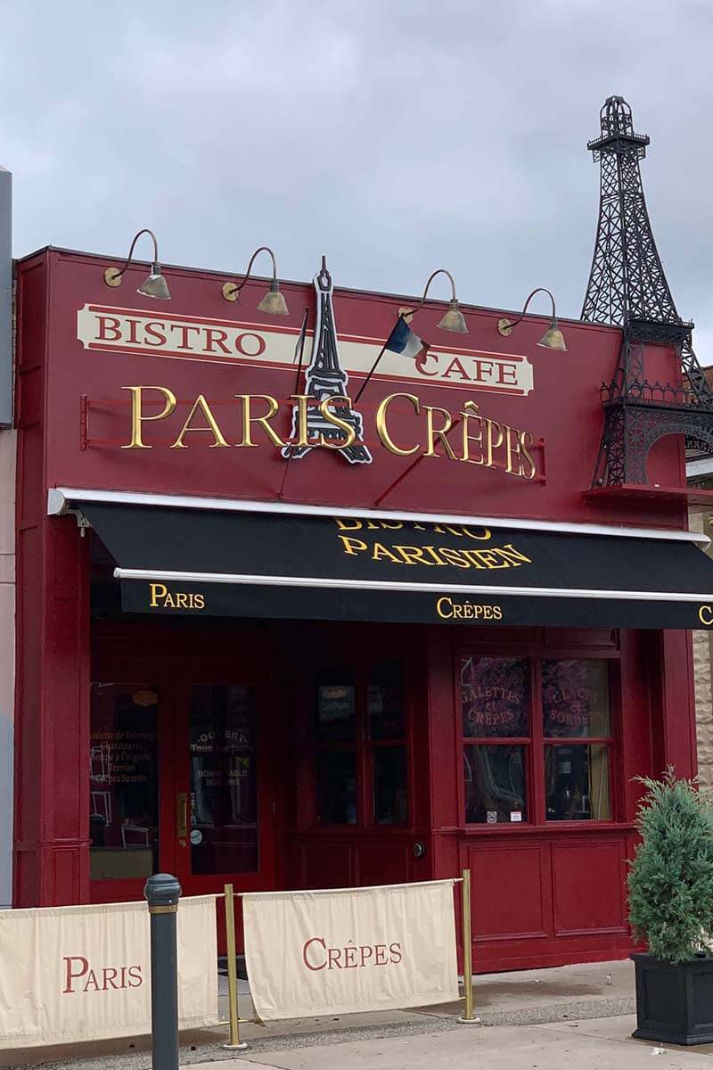 カナダ ナイアガラの滝の散策後にParis Crepes Cafe（パリスクレープスカフェ）でごはん 大人女子旅