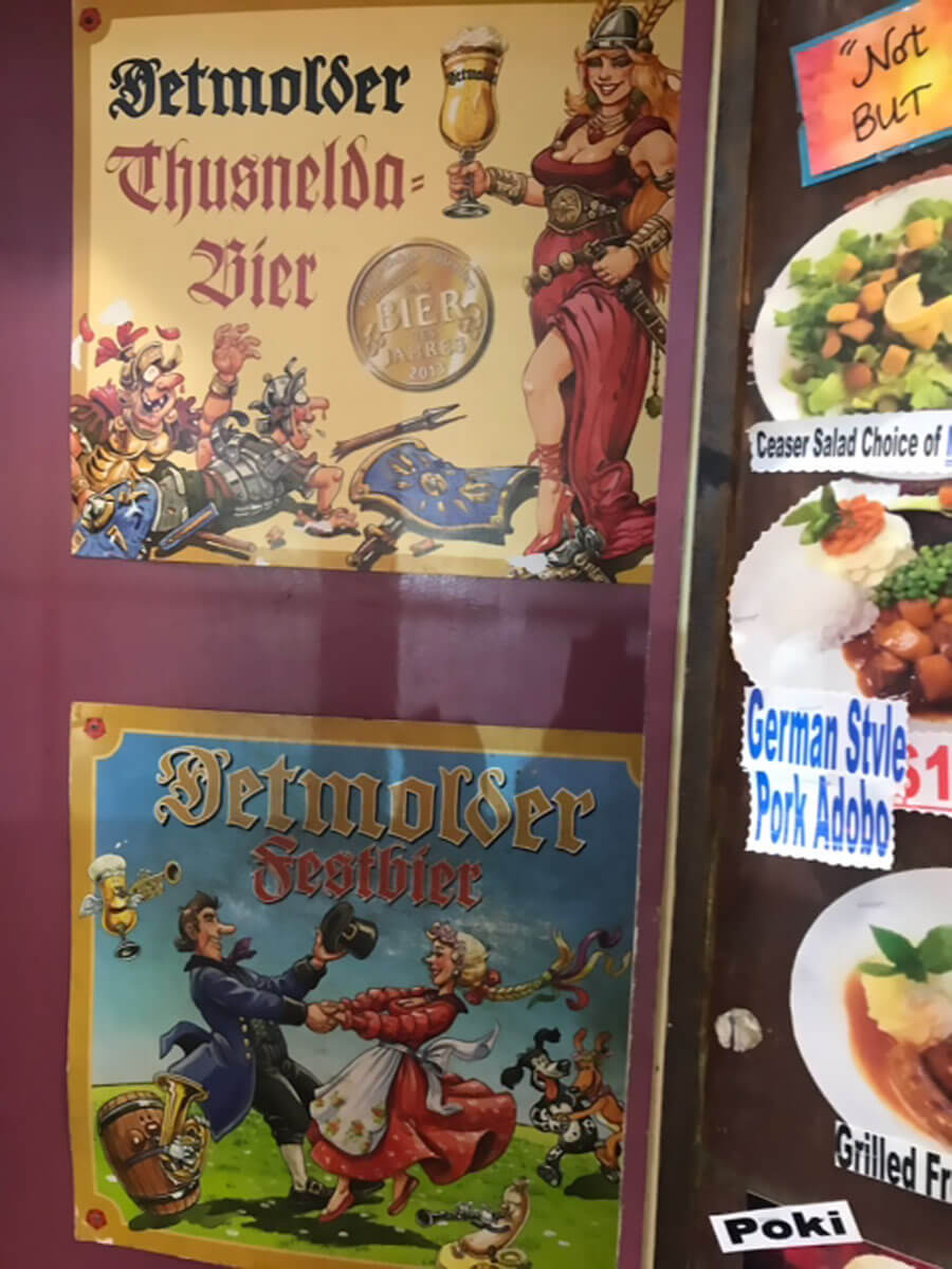 グアムのマッククラウウツにあるドイツのポスター