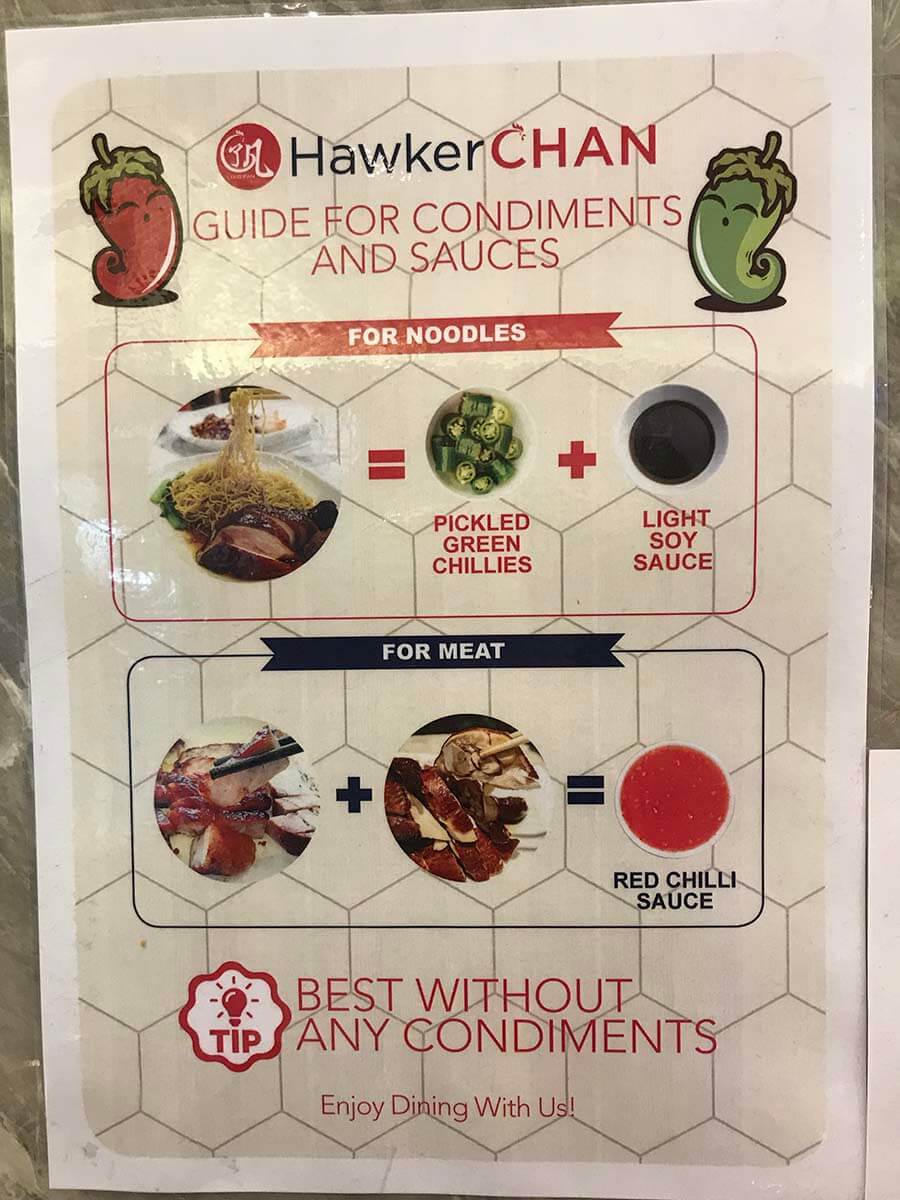 ミシュラン1つ星！シンガポールの屋台飯「Hawker CHAN（ホーカー・チャン）」のおすすめの組み合わせ