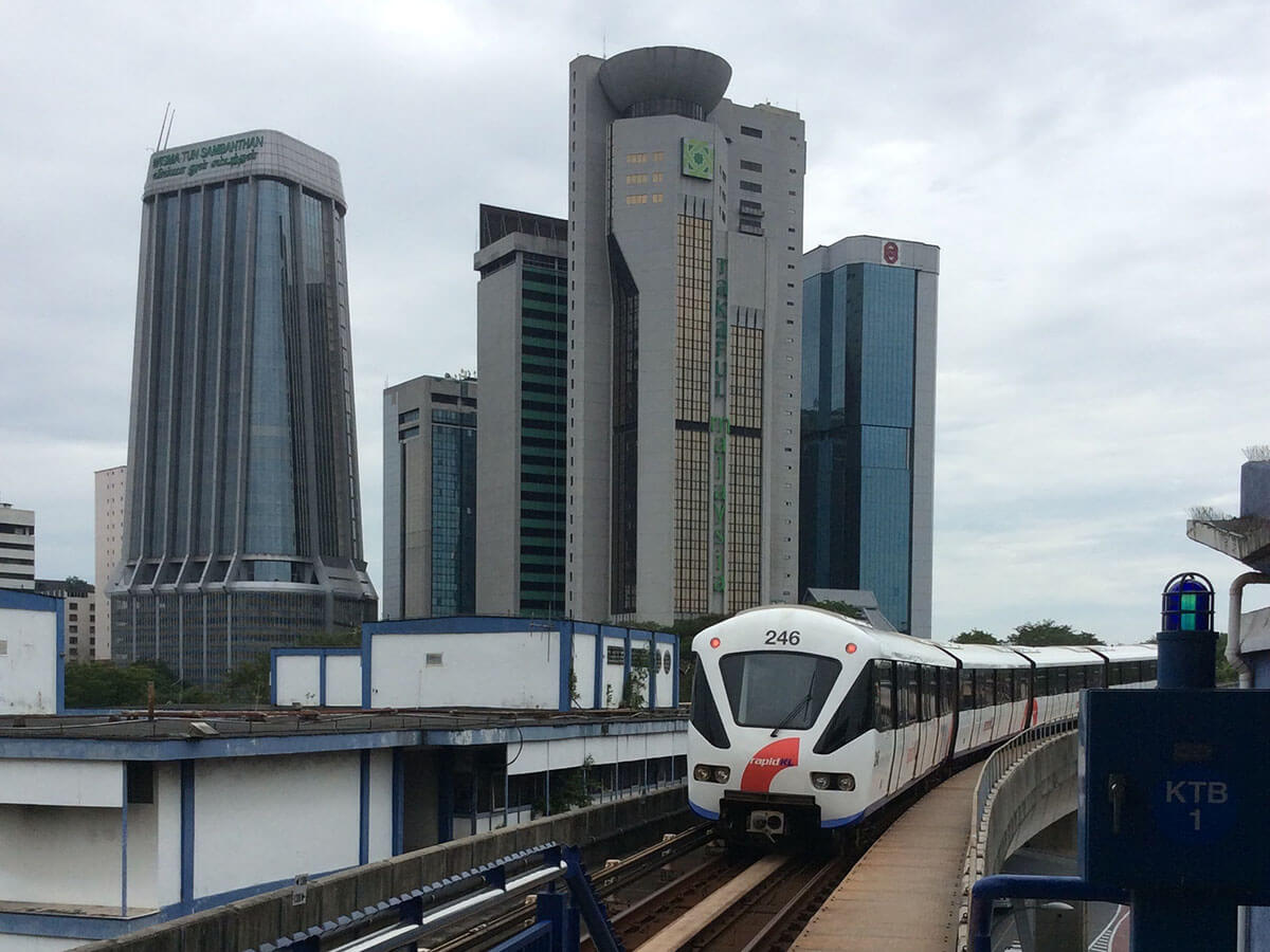 安くて便利！マレーシア都心部での電車移動の方法お教えします！