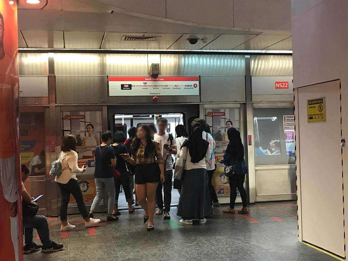 シンガポールの地下鉄MRTの乗り方